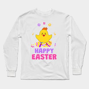 EASTER Egger Chicken Funny Happy Easter Long Sleeve T-Shirt